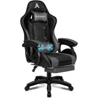 ALFORDSON Gaming-Stuhl mit Massage-Lendenkissen, X-Large, 5 Massagemodi, USB-Anschluss (1 St), Einziehbare Fußstütze, 90°-150° verstellbare Ruckenlehne , Ergonomisch