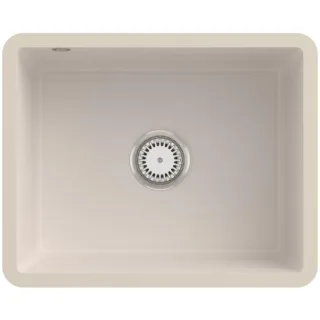 Villeroy und Boch Unterbauspüle 331001KR mit Ablaufgarnitur und Handbetätigung, Crema