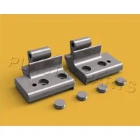 Plastik Parts Dachfenster Braas Atelier Konsole Typ BA AF Dachfenster Fenster Konsolen GRAU