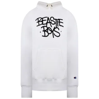 Champion x Beastie Boys Herren weißer Hoodie