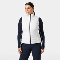 Helly Hansen Steppweste W CREW INSULATOR VEST 2.0 mit Stehkragen, hüftlang, aus Polyester, wind- und wasserabweisend