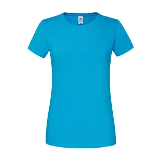 Fruit of the Loom - "Premium" T-Shirt für Damen (Azure Blau)