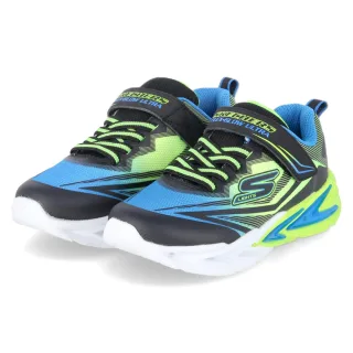 Skechers Low Sneaker S-LIGHTS FLEX-GLOW ULTRA Blau - Gr. 30 -  Textil