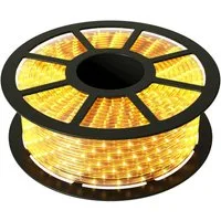 COSTWAY LED-Lichterschlauch 10M Lichterschlauch mit 360 LEDs