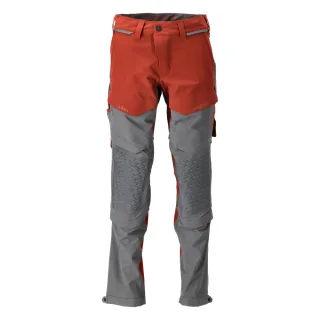 MASCOT Herren Hose mit Knietaschen CUSTOMIZED Herbstrot / Anthrazitgrau 47 - 22279-605-2489-76C47