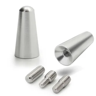 Premium ALU Mini 3cm Kurzstab Stab Antenne Auto Radio für viele Fahrzeuge