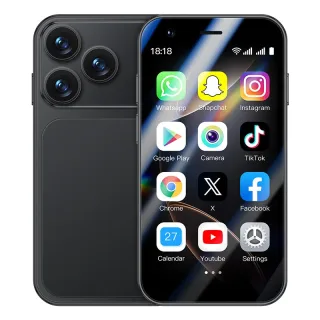 ONEMYTH A17 Mini 3.0-Inch Android 8.1 2GB RAM 16GB ROM Dual SIM Unlocked Mobile Phone 2MP Camera Facial Recognition 3G