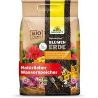 Neudorff Blumenerde NeudoHum Bio BlumenErde 3 Liter, mit Organischer Dünger, (Einzelartikel), Torffreie Blumenerde für Zimmer-, Balkon- und Gartenpflanzen.