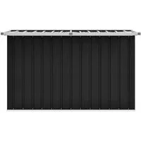 vidaXL Gartenbox, Gartenaufbewahrungsbox Anthrazit 149 x 99 x 93 cm