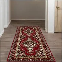 OTTO home Läufer Oriental, Made in Belgium, rechteckig, Höhe: 7 mm, Läufer, Brücke, Kurzflor, Orient-Optik, mit Bordüre, gewebt