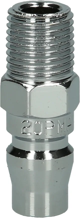 KS Tools Metall-Stecknippel, 1/4"AG, Asien - 999.9089