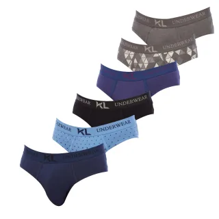 6er-Pack Herren Baumwollslips KLSP6