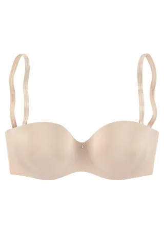 LASCANA - LASCANA Schalen-BH mit abnehmbaren Trägern powder - Gr. - 85D