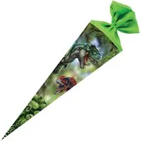 Nestler Schultüte Nestler Schultüte Coppenrath T-Rex World rund mit Filzverschluss 70cm