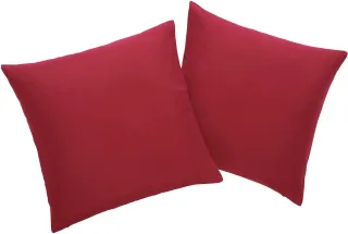 OTTO home Dekokissen "Raja" einfarbig, Kissenhüllen ohne Füllung, 40 x 40 cm, 2er-Set, Mikrofaser