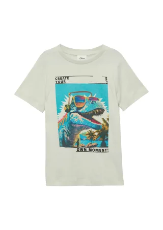 s.Oliver - T-Shirt creme - Gr. - 92/98
