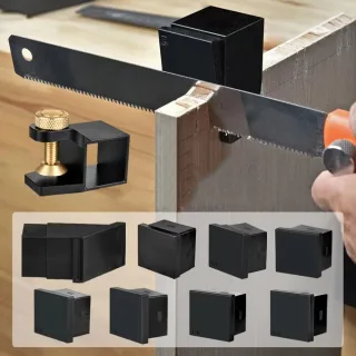 Woodworking Guide Dovetail Gauge Hand Saw Guide Plastic 90-Degree Right Angle Woodworking Marking and Sawing Tool for Pr