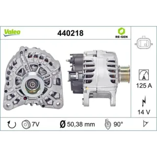 Valeo Generator  125A Renault Grand Sc?nic 3 Megane 3 Sc?nic 3