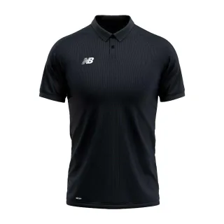 New Balance - Poloshirt für Damen, Leger, Regulär (Schwarz)