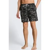 TOM TAILOR Denim Badehose Beachwear/Bademode Badeshorts mit Muster
