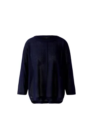 Oui - Pullover darkblue - Gr. - 42