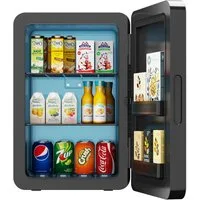 Rebonique Table Top Kühlschrank AQ-22L, 22L Mini Kühlschrank, Min: 17°C unter Umgebungstemperatur/Max: 65°C