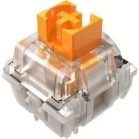 Orange Switch-Set, Tastenschalter orange/transparent, 36 Stück