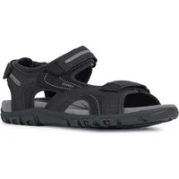 Geox UOMO SANDAL STRADA Sandale, Sommerschuh, Klettschuh, Outdoorsandale, im Trekking-Look