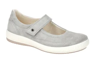 Legero 2-000300-2500 TANARO 5.0 Damen Ballerina Grau - alumino Klettverschluss