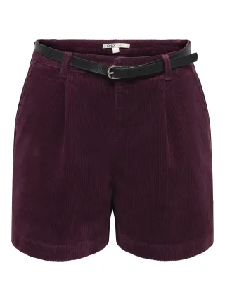 ONLY - ONLZEVA HW BELT CORD SHORTS CC PNT Fig - Gr. - M