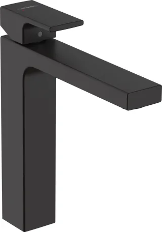 Hansgrohe Waschtischmischer 190 Vernis Shape ohne Ablaufgarnitur mattschwarz, 71591670 71591670