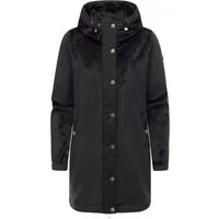 Ragwear Kurzmantel Cousy Bonded YOUMODO Weicher Damen Rippstrick-Mantel mit Kapuze