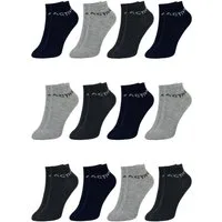 LOREZA Kurzsocken 12 Paar Jungen & Mädchen Kurzsocken - Basics - Mehrfarbig (Paar, 12-Paar, 12 Paar) 12-Paar