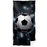 Carbotex Strandtuch Fußball Badetuch Handtuch Strandtuch 70 x 140 cm