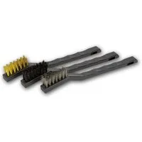 Blanko Drahtbürste Mini-Bürstenset 3-teilig, kleine Drahtbürsten