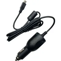 Trade-Shop Ladekabel passend für Navigon 8450 Live, Garmin Nüvi Serien 12xx 13xx Auto-Adapter, 90.00 cm, 12V/24V Mini USB KFZ-Ladekabel mit TMC Antenne für Navigationssysteme