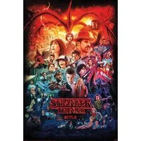 Poster Stranger Things - Poster - Seasons Montage