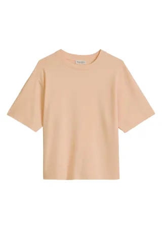 Marc OPolo Casual - T-Shirt im Loose Fit beige - Gr. - M