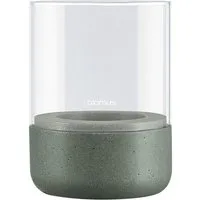 blomus Windlicht -CALMA- Glas Kerzenhalter, Stimmungslicht: modernes Deko-Design (1 St), Exklusive Betonoptik, Handgefertigt, Verschiedene Größen & Farben