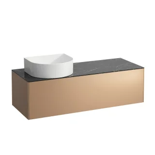 LAUFEN Waschtischunterschrank SONAR f.WT H812340/1/2/3 1 Schubl 1175x455 Ausschn li Kupfer? Marq H4054220341411