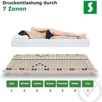 Lattenrost Langlebig, komfortabel & einfache Selbstmontage, Schlaftroll, ErgoFlex 90x200,140x200 manuell verstellbares Kopfteil