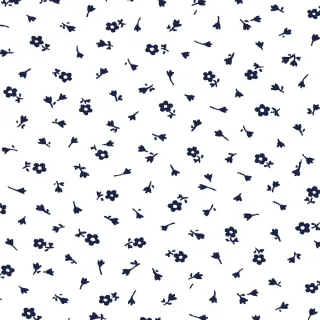 DESOTO - Casual Kent 1/2 little flowers in blue - Gr. - XXL