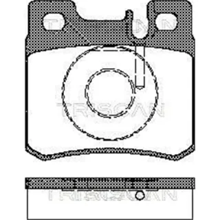 Triscan Bremsbel?ge hinten Mercedes 124 190 C-Klasse E-Klasse Sl Slk 4,2