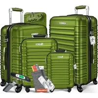 KESSER Kofferset, 4 Rollen, (4 tlg), 4tlg. Hartschalenkofferset Hartschalenkoffer Reisekoffer Set