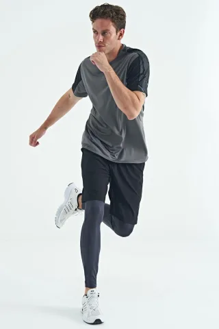 Herren Skinny Hochbundige Strick Active Pants