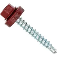 Twistec Blechschraube Color-Head Trapezblechschrauben mit EPDM-Unterlegscheibe 100 Stück
