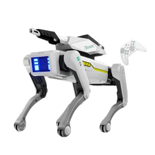 8006 Smart Robotic Dog AI Programming Multiple Modes Remote Control Interactive Intelligent Pet Robot with Turret Water