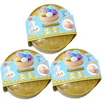 OLi Jumboball Heißer Glitzer-Dumpling-Squishy-Überraschungsbox: Bunte -Sensorik-Fidg, Spielzeuge, Anti-Stress-Quetschbälle