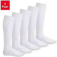 Footstar Langsocken EVERYDAY! 5 PAAR Damen & Herren Kniestrümpfe Lange Socken kniehoch