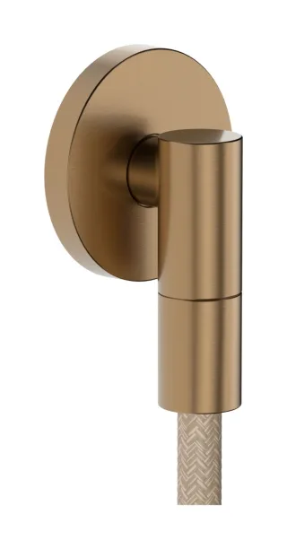 Hansgrohe Wandanschluss FixFit Fine S mit Rückflussverhinderer brushed bronze , 28882140 28882140